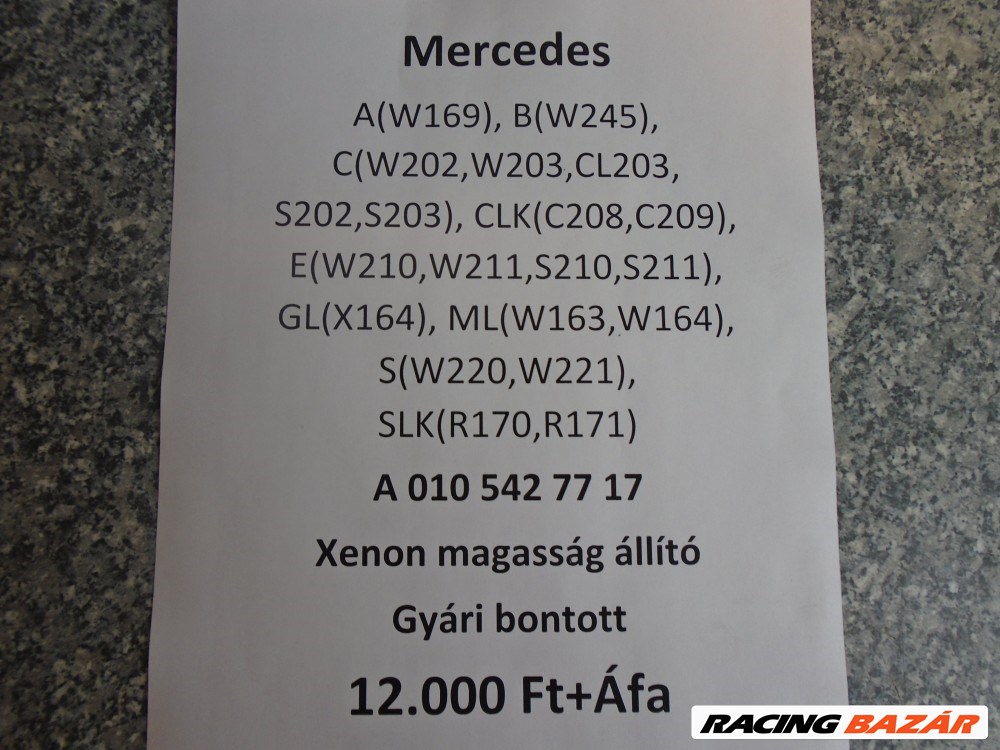 [GYÁRI Bontott] Mercedes Benz - Xenon magasság állító A/B/C/CLK/E/GL/ML/S/SLK 4. kép